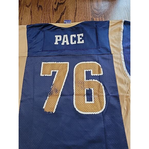 Champion St Louis Rams Orlando Pace Jersey Youth Medium 10-12 Football Boys - Picture 8 of 8
